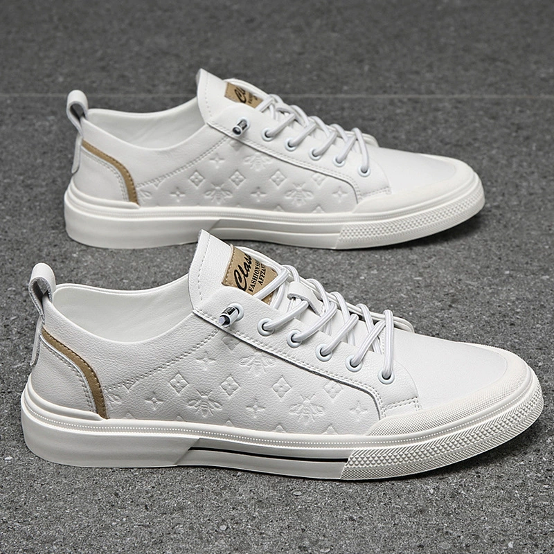 2024 Осенние белые мужские туфли 45, повседневные кроссовки с низким верхом 46, мужская обувь очень большого размера 47, студенческие спортивные туфли из натуральной кожи 48