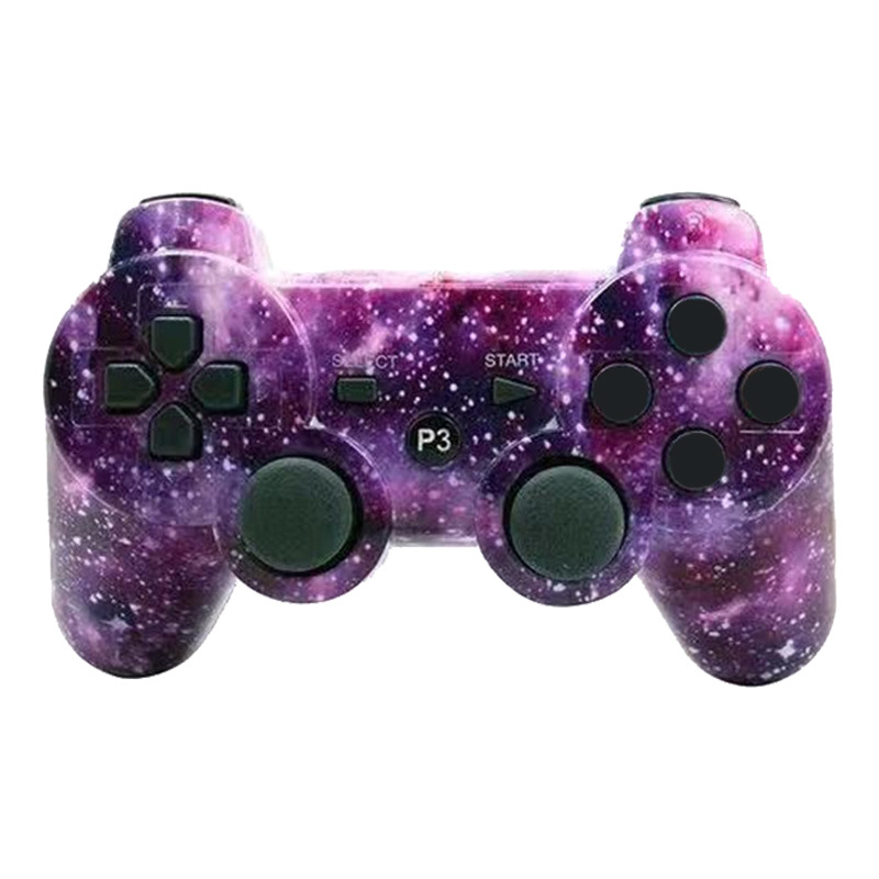 Mango PS3 transfronterizo al por mayor de fábrica doble vibración doble caballo botón de copo de nieve PS3 mango de juego inalámbrico Bluetooth