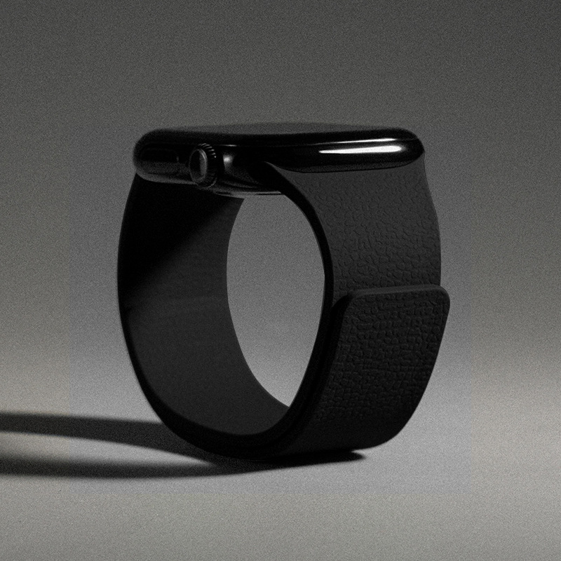 Aplicable a Apple S11 lichi grain magnetic S8 silicone S9 nuevo SE monocromático S10 deportivo S8 creativo S7 correa