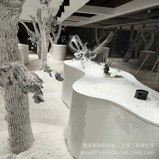 Artificial snow fake snow simulation snow color artificial snow powder magic props water change snow water absorption expansion snow powder manufacturer
