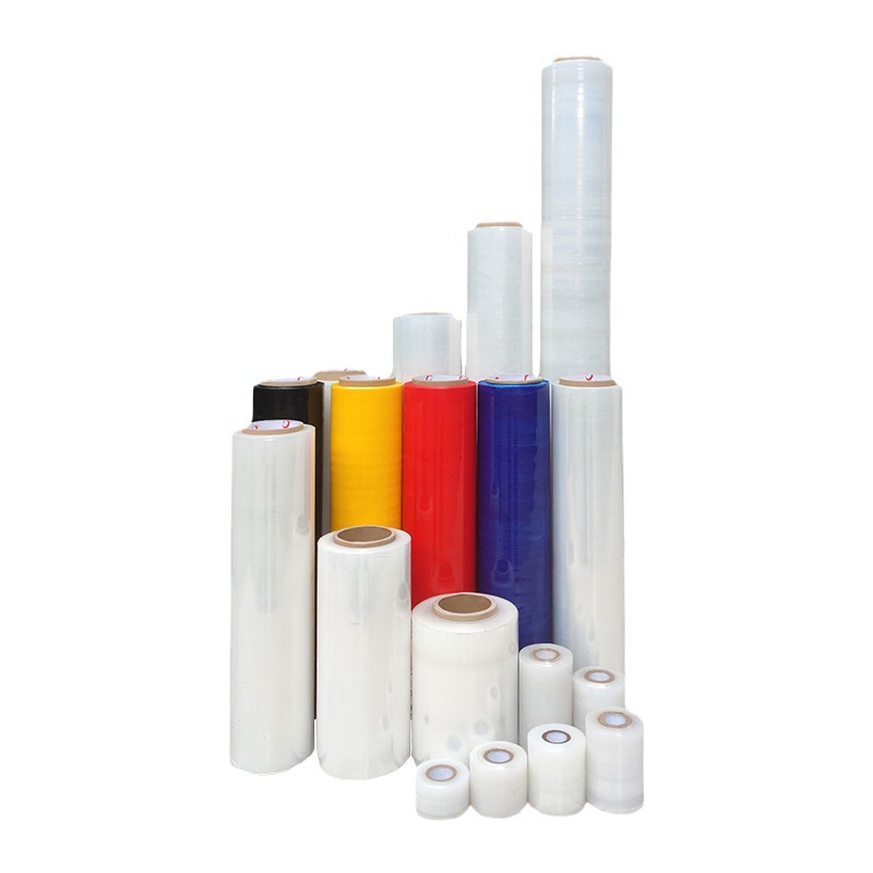 Wrapping Film Guangzhou protective film Black transparent red film blue plastic film industrial pe stretch film coating