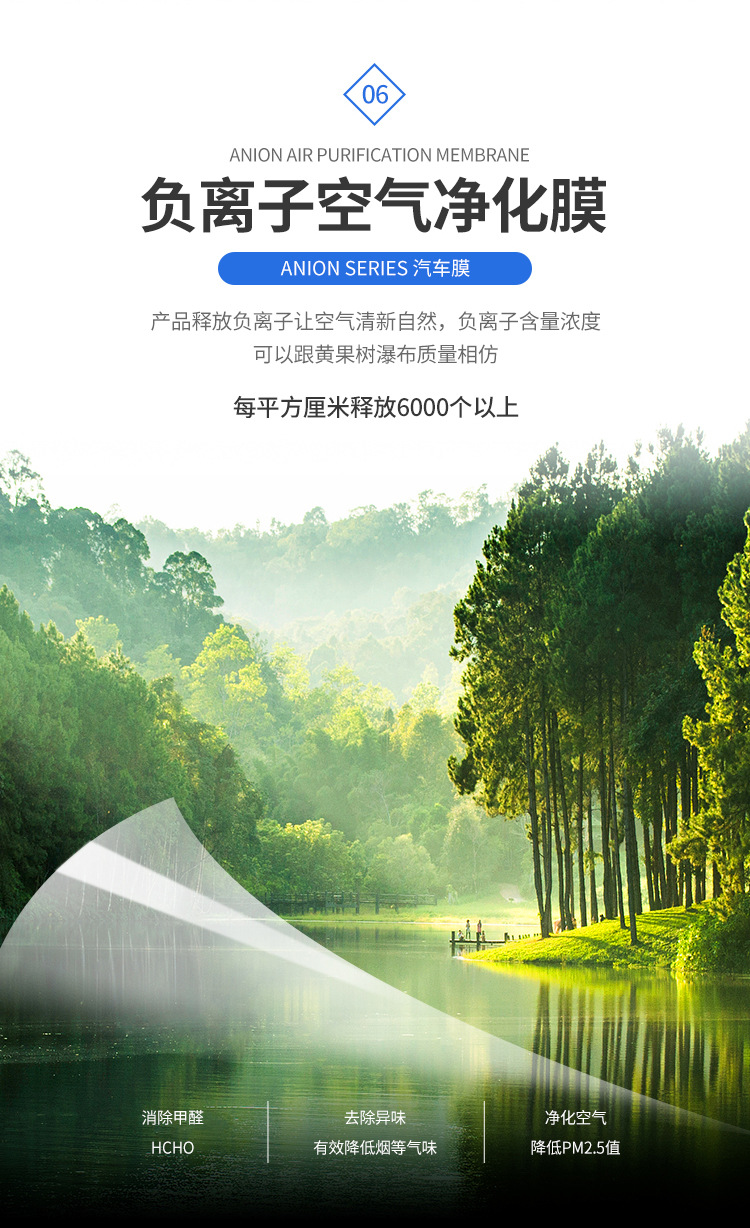 New Negative Ion Nano Ceramic Insulation Film Office Villa Home Window One-way Glass Film Sunscreen Film