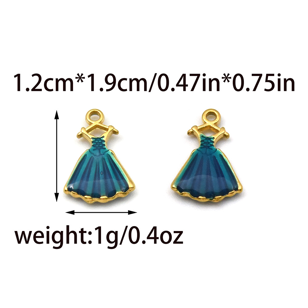 3g Weight Pendant Jewelry Making Type DIY Ornament Accessories Classification 1 Piece Quantity 304 Stainless Steel Material Animal, Rainbow, Devil's Eye Pattern All Seasons Season Enamel Design Cute Style 1 Piece 304 Stainless Steel Animal Rainbow Devil's Eye Pendant DIY Ornament Accessories 5