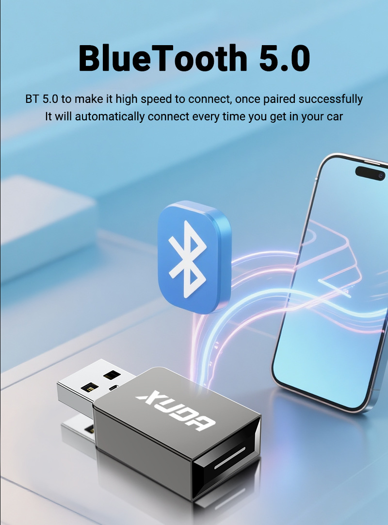Cross-Border Exclusive Apple Wireless Carplay Box Android Smart Car-Machine Interconnection Wired to Wireless Adapter