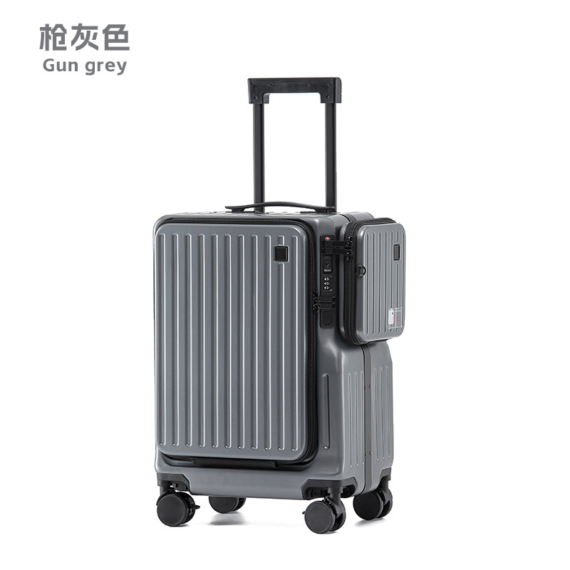 平湖行李箱拉杆箱20寸登机箱旅行箱侧开盖皮箱拉杆箱箱包密码箱子|undefined