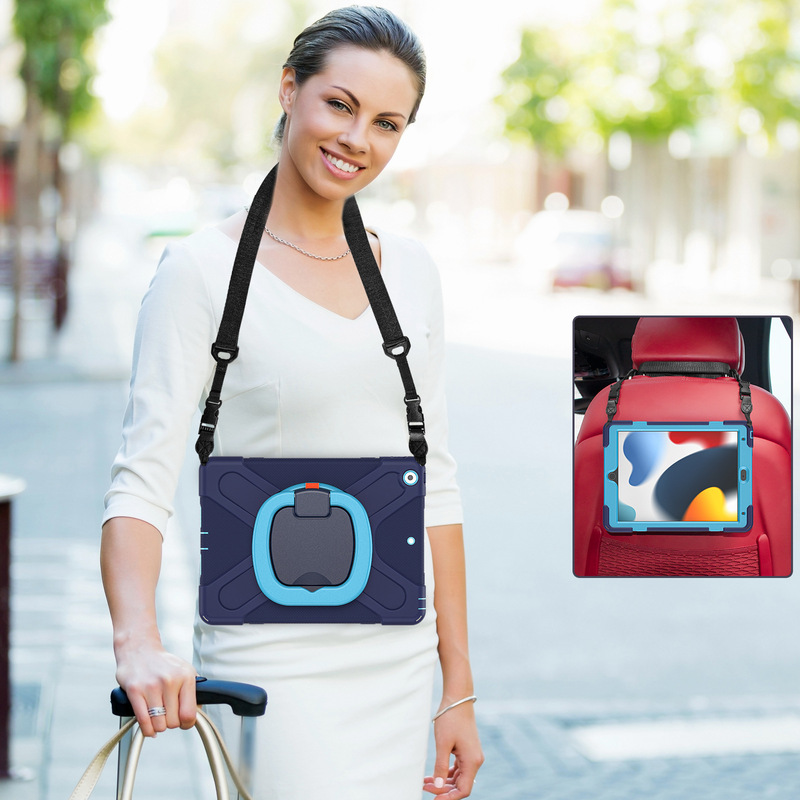 Suitable for iPad 10.2 inch Apple tablet iPad9 generation protective case heavy-duty sturdy protective case three-layer protection