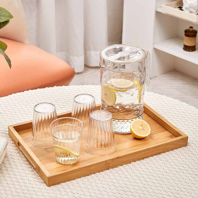 hervidor de plástico resistente de gran capacidad hervidor de agua fría jugo de frutas jarra de alto valor facial taza de agua fría hogar conjunto de dormitorio de estudiantes