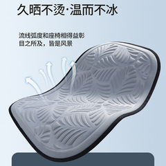 Amazon Cross-Border Auto Seat Cover Breathable Black Technology Shark Fabric Four Seasons Pad Anti-Slip Xiao Man Yao Three-Piece Set Wholesale