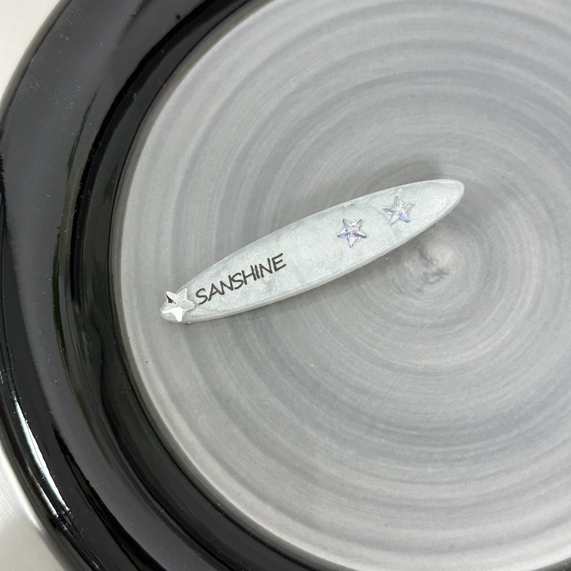 Épingle à cheveux en forme de bec de canard avec lettres de l'alphabet anglais, dessin animé japonais, mignon et mignon, style girly, accessoires pour cheveux cassés_voghion.com