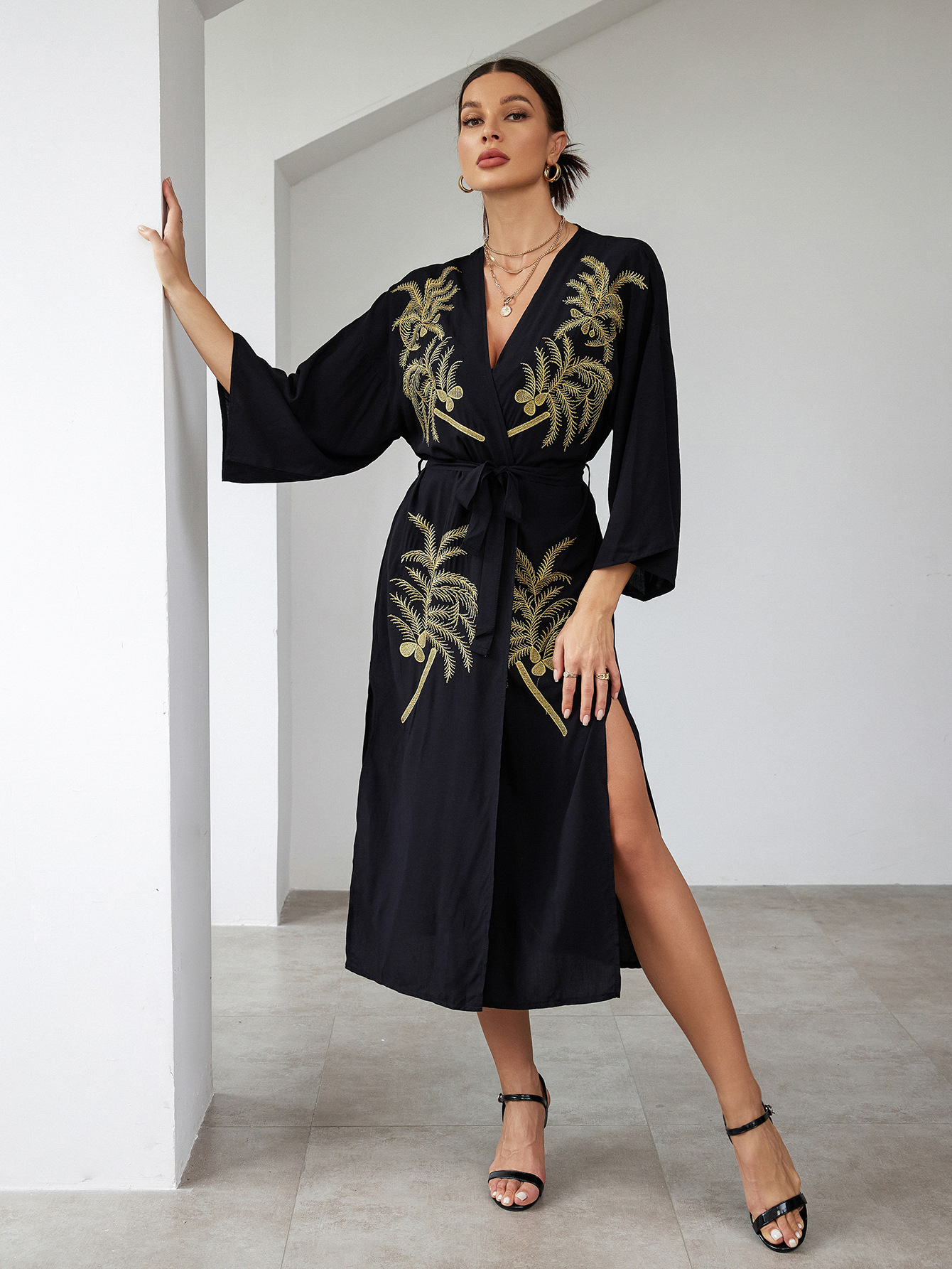 Femmes Impression Vacances Style Classique Cover Ups display picture 4