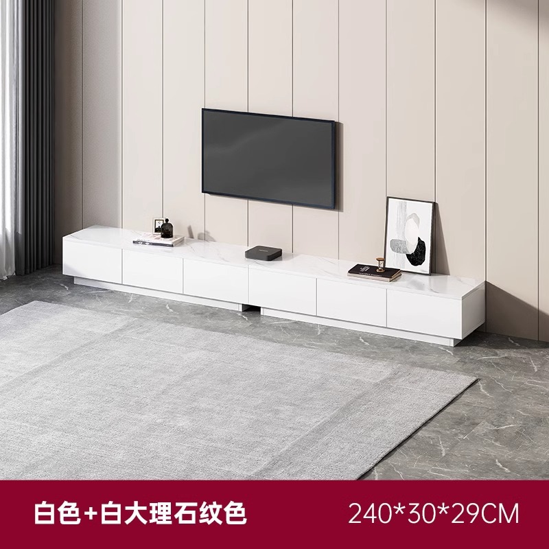 2.4m white + white marble pattern; assembled