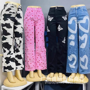 Wholesale women's jeans�W������ƴ�Ӹ����o��Ů�bֱͲţ���Lѝ