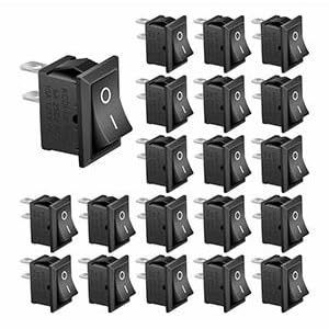 KCD1-1-101 (EIN-Aus Schwarz) Kippschalter 