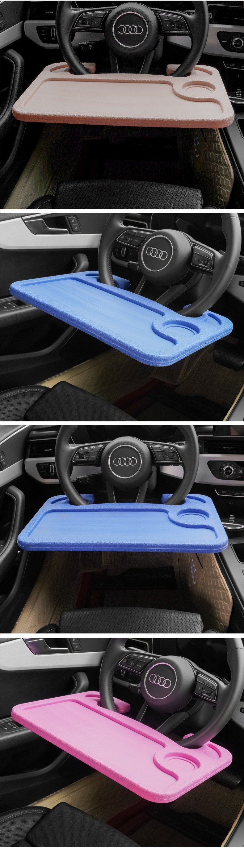 Car Steering Wheel Small Table Board, In-Car Dining Table, Car Tray, Car Laptop Stand, Tablet Computer Table