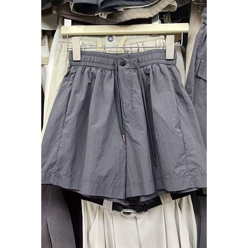 Summer Tooling Quick-drying High Waist Loose Loose Casual Shorts Slimming Small Character Sports Wide Leg Pants for Women Summer Tooling Quick-drying High Waist Loose Loose Casual Shorts Slimming Small Character Sports Wide Leg Pants for Women