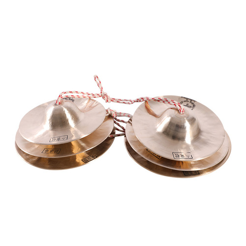 Military drum, water cymbal, student cymbal, ring cymbal, percussion instrument, gong and drummer, forged brass, Beijing hairpin, ringing copper military cymbal
