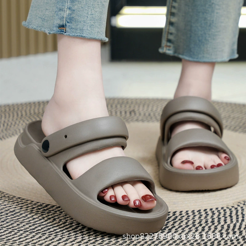 Туфли-челси на платформе Birkenstock для девушек и молодых мужчин, летние пляжные шлепанцы с широкой подошвой, лёгкие, модные, на кокосовые (пляжные) шлепки
