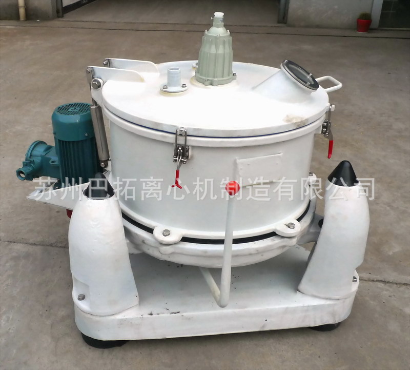 SB型三足式密封密闭大翻盖全衬塑料 防腐(耐腐蚀)离心机