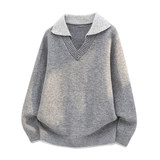 2026秋季杭州四季青现货宽松长袖男式针织衫青少年运动风格透气面，男装针织衫/毛衣，星座614