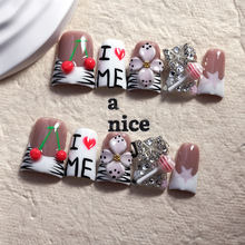 10PCS�������ֹ�����������Ԫ��ɐ����L���Ҽ�Ƭ��Ů�з�ʽС��