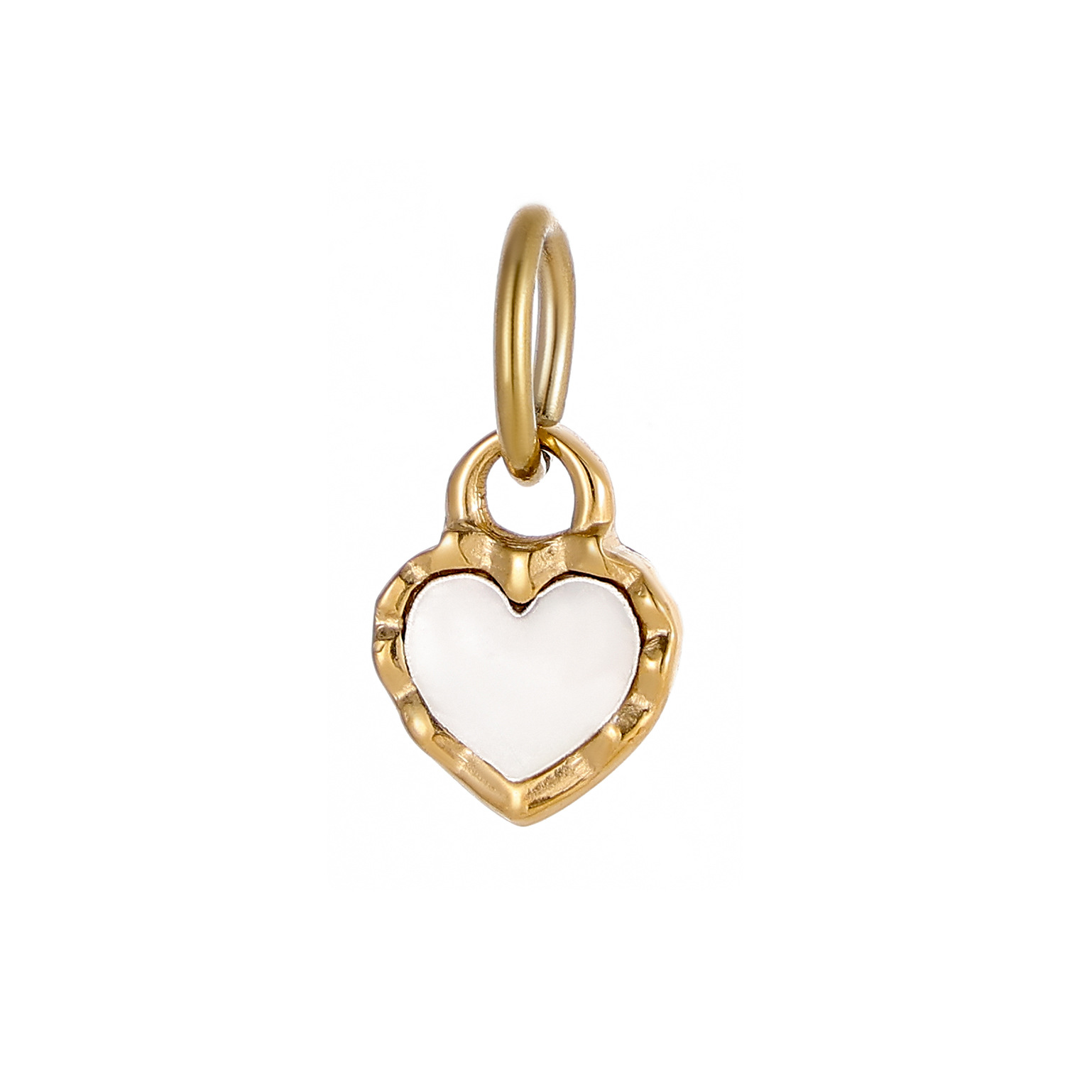 2g Weight Pendant Jewelry Making Type 8*10mm Jewelry Making Size DIY Jewelry Accessories Classification 1 Piece Quantity Titanium Steel Material Heart Shape Pattern Plating Design Simple Style Style 1 Piece 8*10mm Titanium Steel Heart Shape Pendant 16