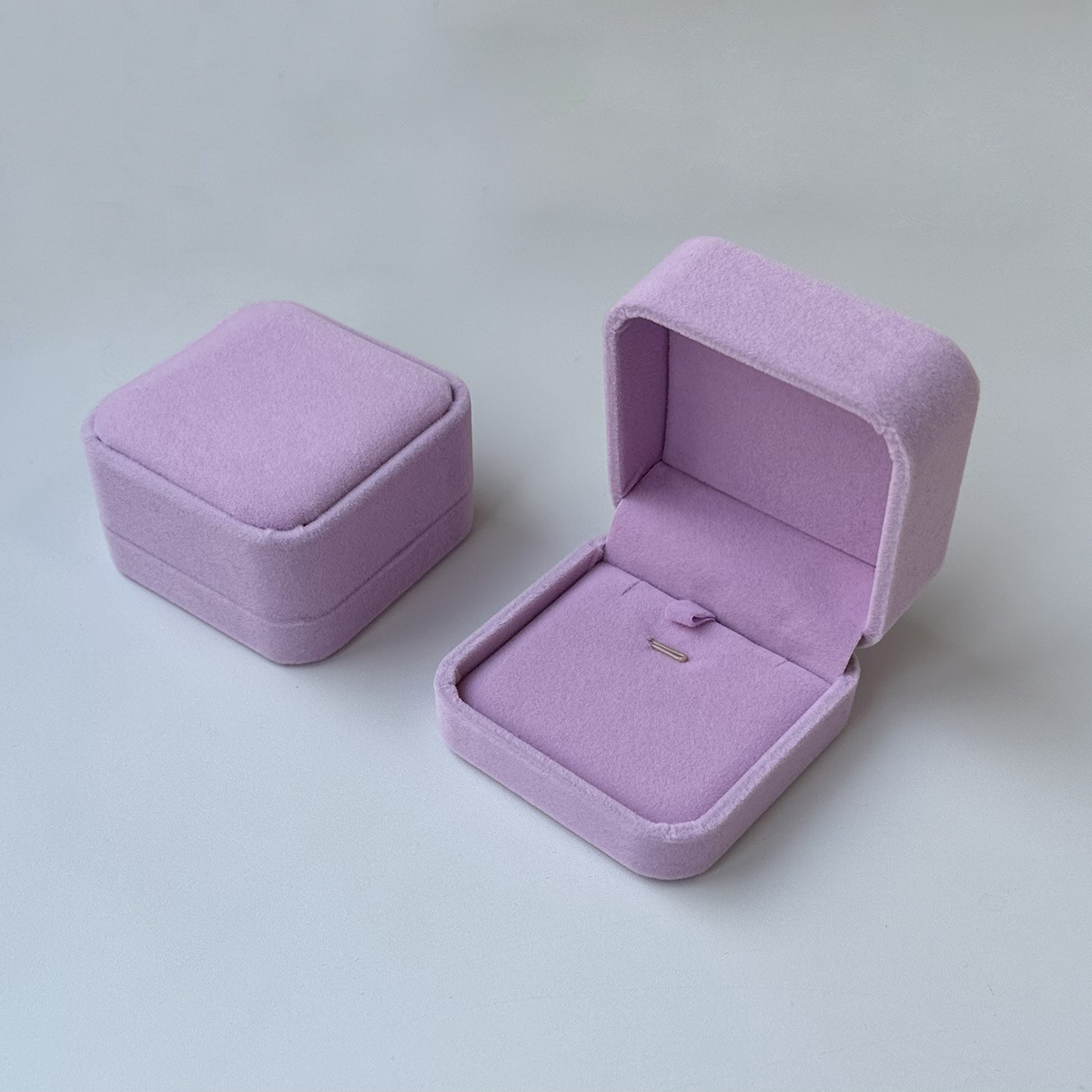 绒布首饰盒-为你的珠宝谋得温暖家园项链礼盒珍珠耳钉精致批发厂