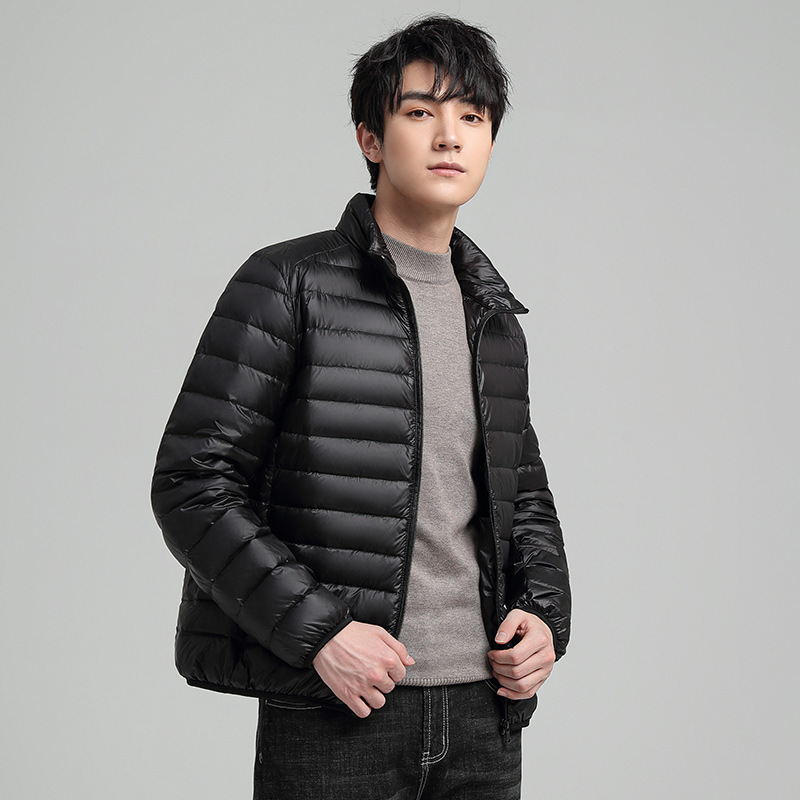 2023冬季大码男士羽棉棉服短款轻薄棉衣工作服劳保小棉袄男装外套