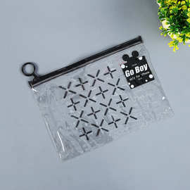 temu服装包装袋制evaPVC拉链袋可印刷logo内衣内裤收纳袋拉链式