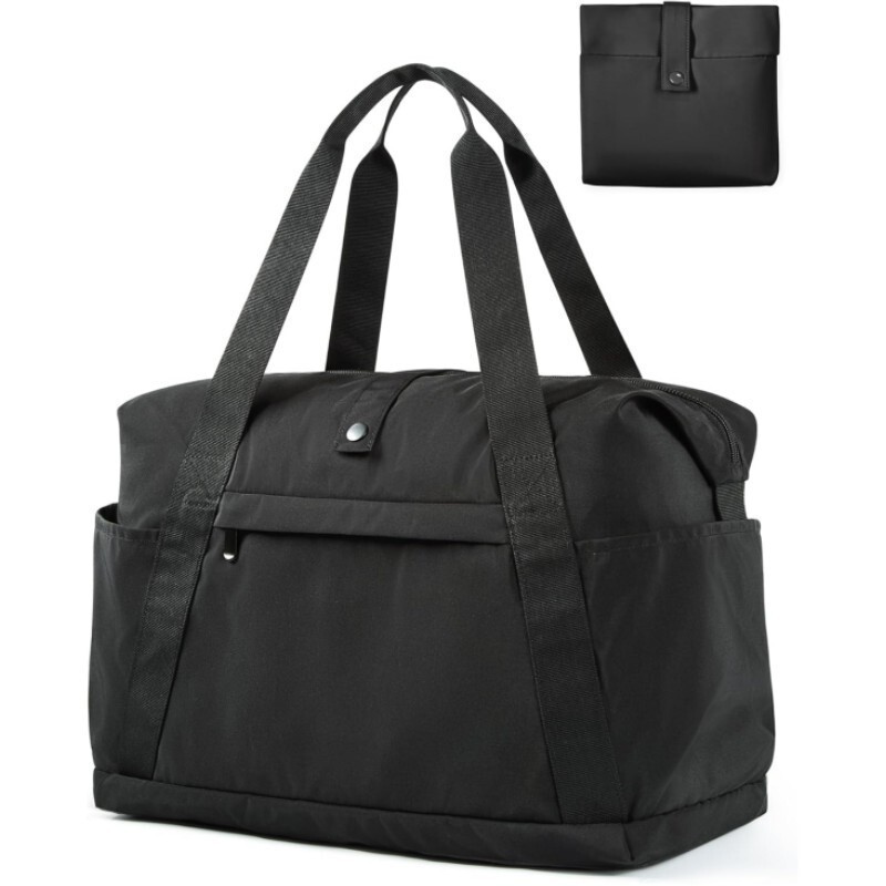 Cross-Border Business Trip Travel Bag, Men's Portable 23-Liter Foldable Large-Capacity Travel and Fitness Bag, Women's Overnight Travel Bag