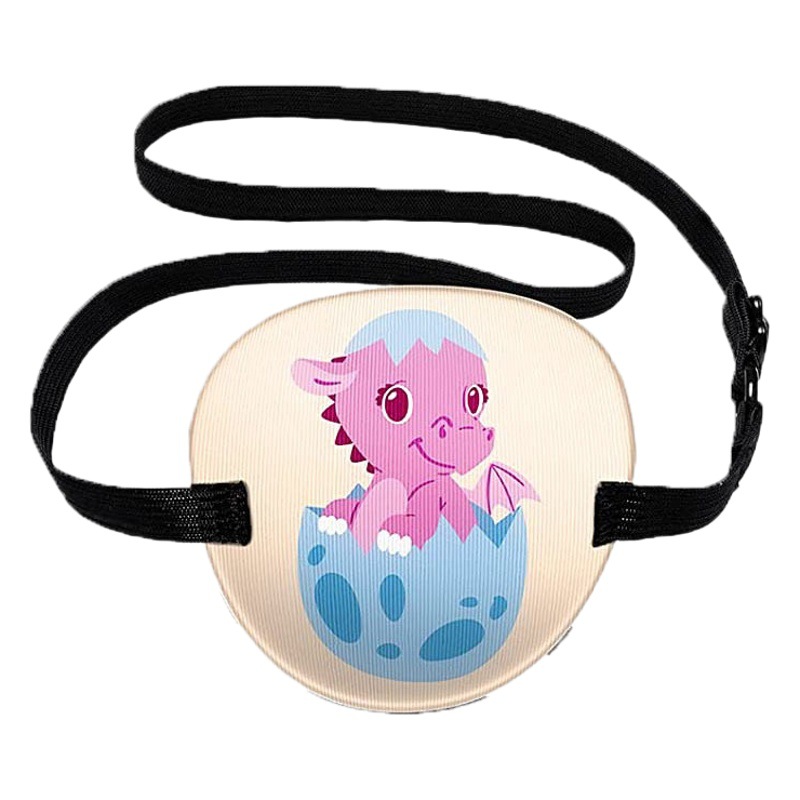 Máscara de un solo ojo de los niños 3D de dibujos animados para adultos máscara de un solo ojo cubierta estrabismo ambliopía corrección pirata sombreado máscara de ojo