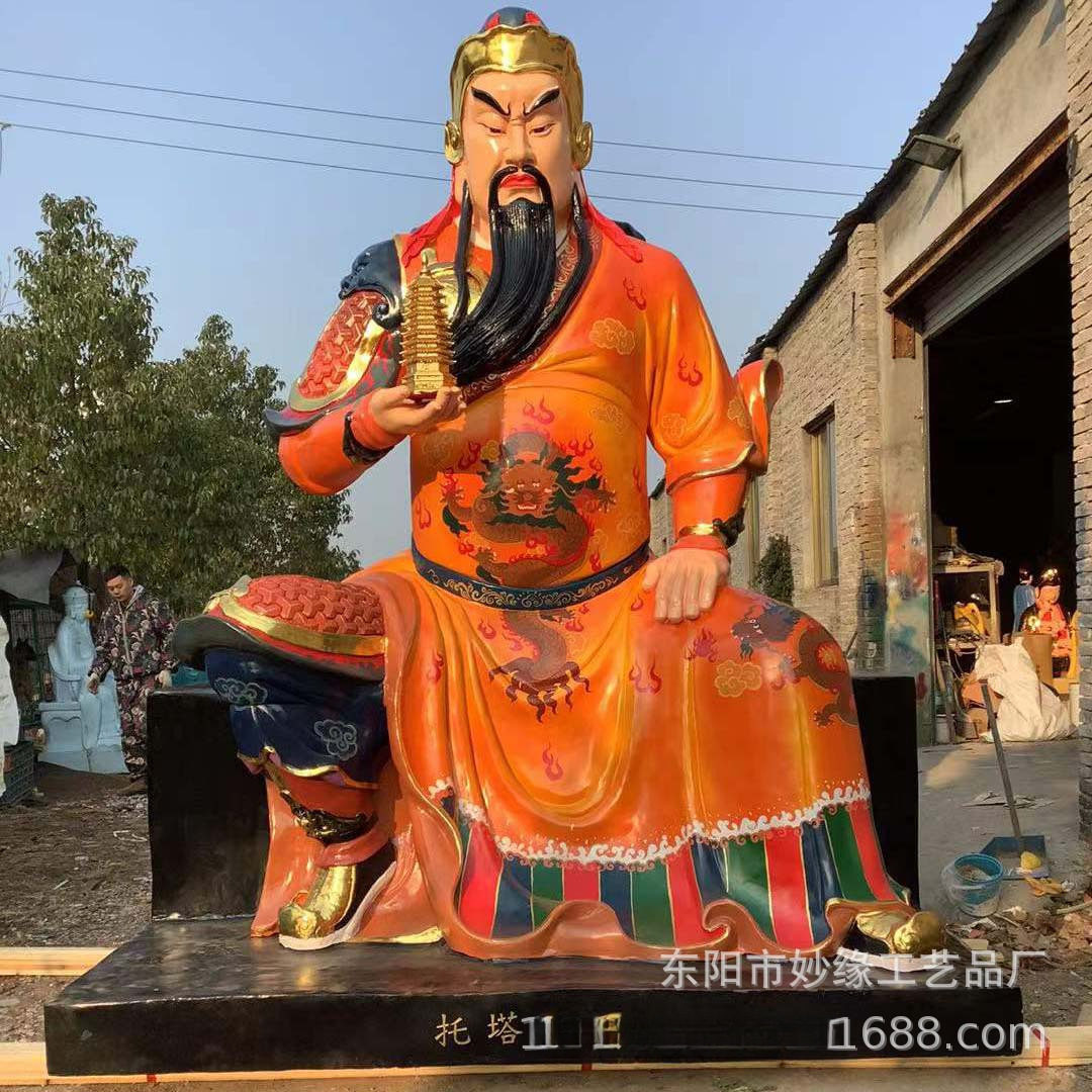 王天君神像  御前大将王灵官神像 太乙雷神应化天尊神像