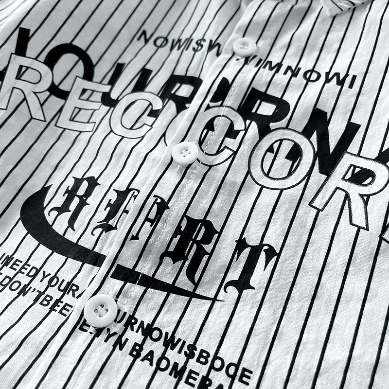 Camisas a rayas para niños 2025 primavera y otoño nuevos niños guapo camisa de mangas largas vestido de otoño bebé chaqueta de moda