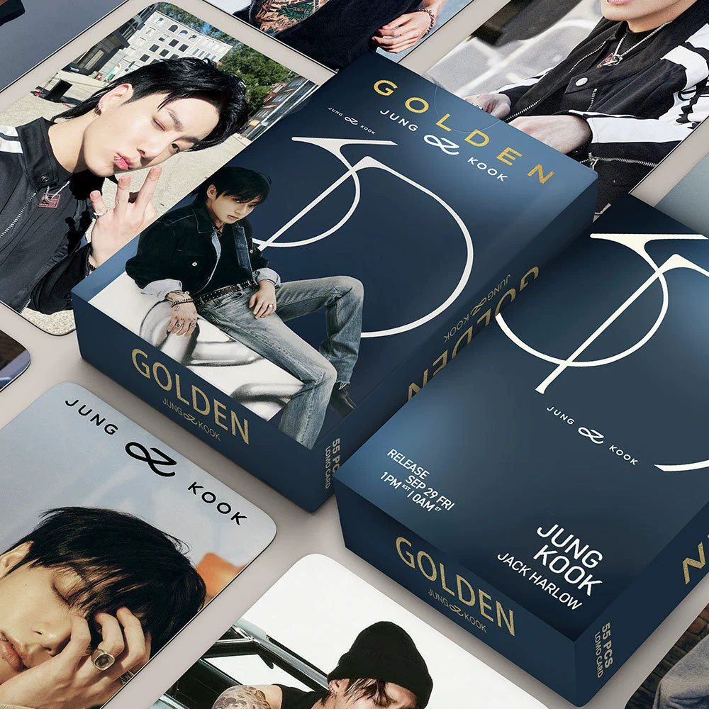 55 карт JUNGKOOK Tian Yao Шестьдесят карт альбом Золотая карта бронебойная LOMO карта