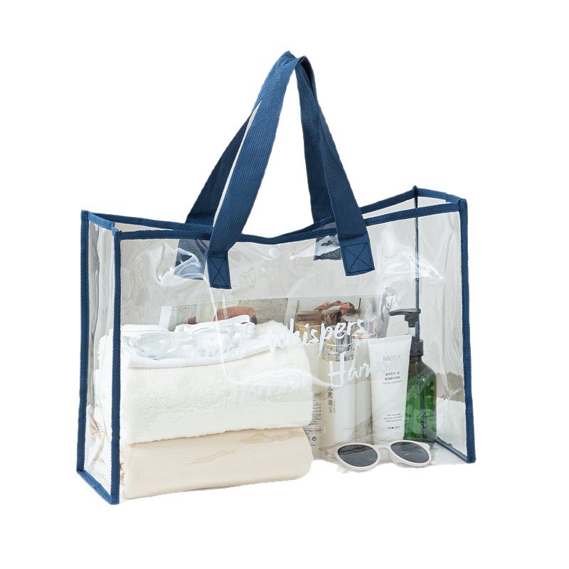 PVC bolsa de playa de gran capacidad para nadar jugando agua bolsa de almacenamiento de lavado separación seca y húmeda bolsa de jalea de hombro simple ropa mojada ropa sucia