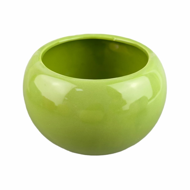 Cerámica transfronteriza linda expresión sonriente orquídea en maceta de eneldo verde maceta de cactus maceta de suculentas