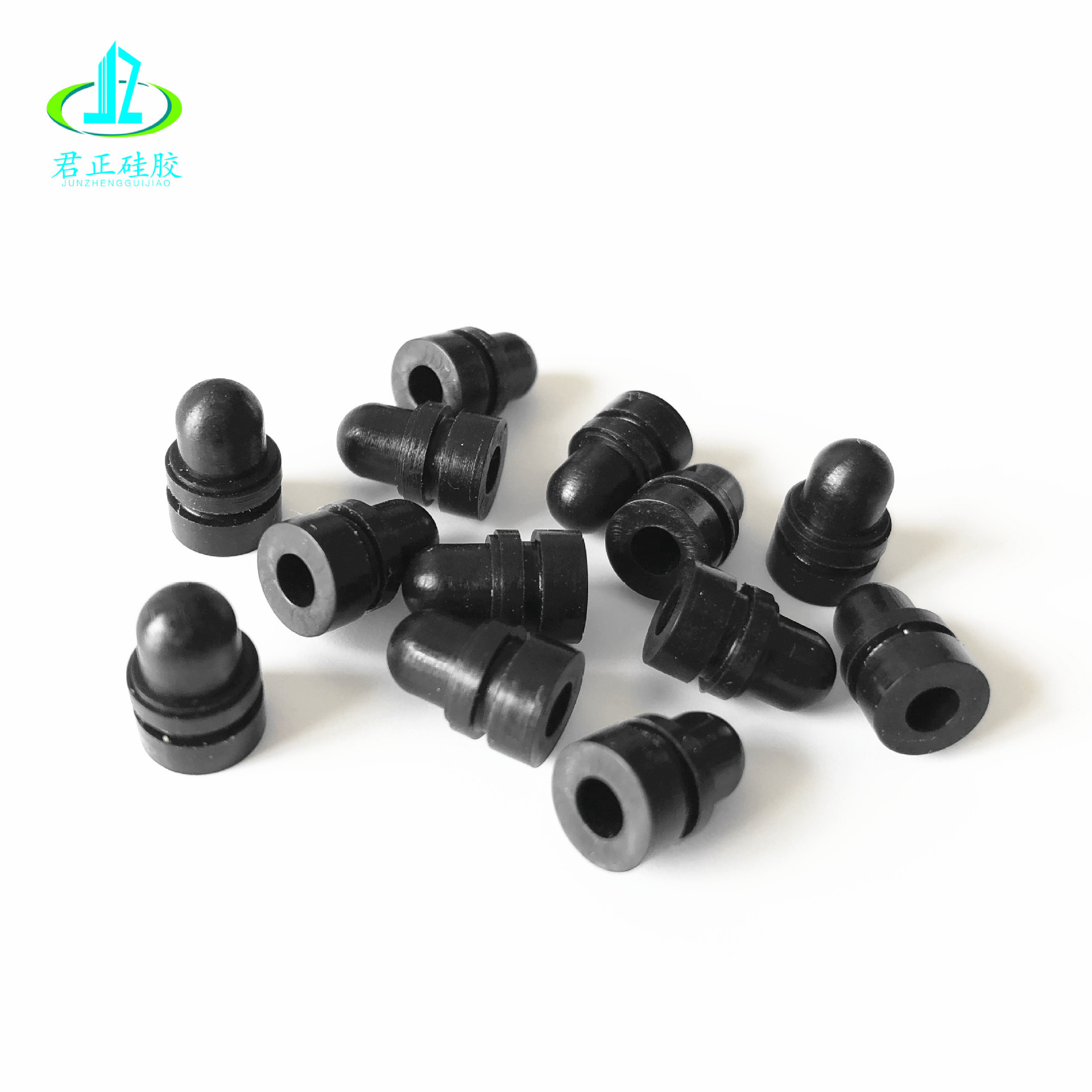减震胶垫硅胶脚垫增氧泵减震机脚防震塞减震塞子