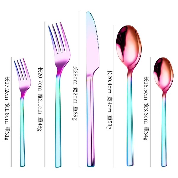 CJ customized 5-piece set—colorful