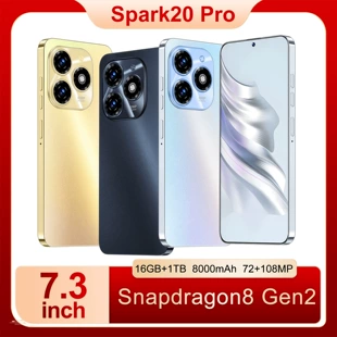 Смартфон Ozon Spark20 Pro, 16 ГБ + 1 ТБ, 7.3 дюйма, 8000 мА·ч, Snapdragon 8 Gen2