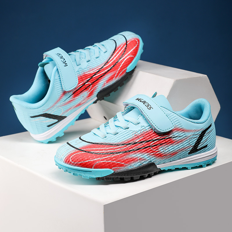 Nuovi ragazzi e ragazze da calcio per bambini, scarpe sportive per l'allenamento degli studenti fuori dalla scuola, erba artificiale, piedini per unghie rotti TF_voghion.com
