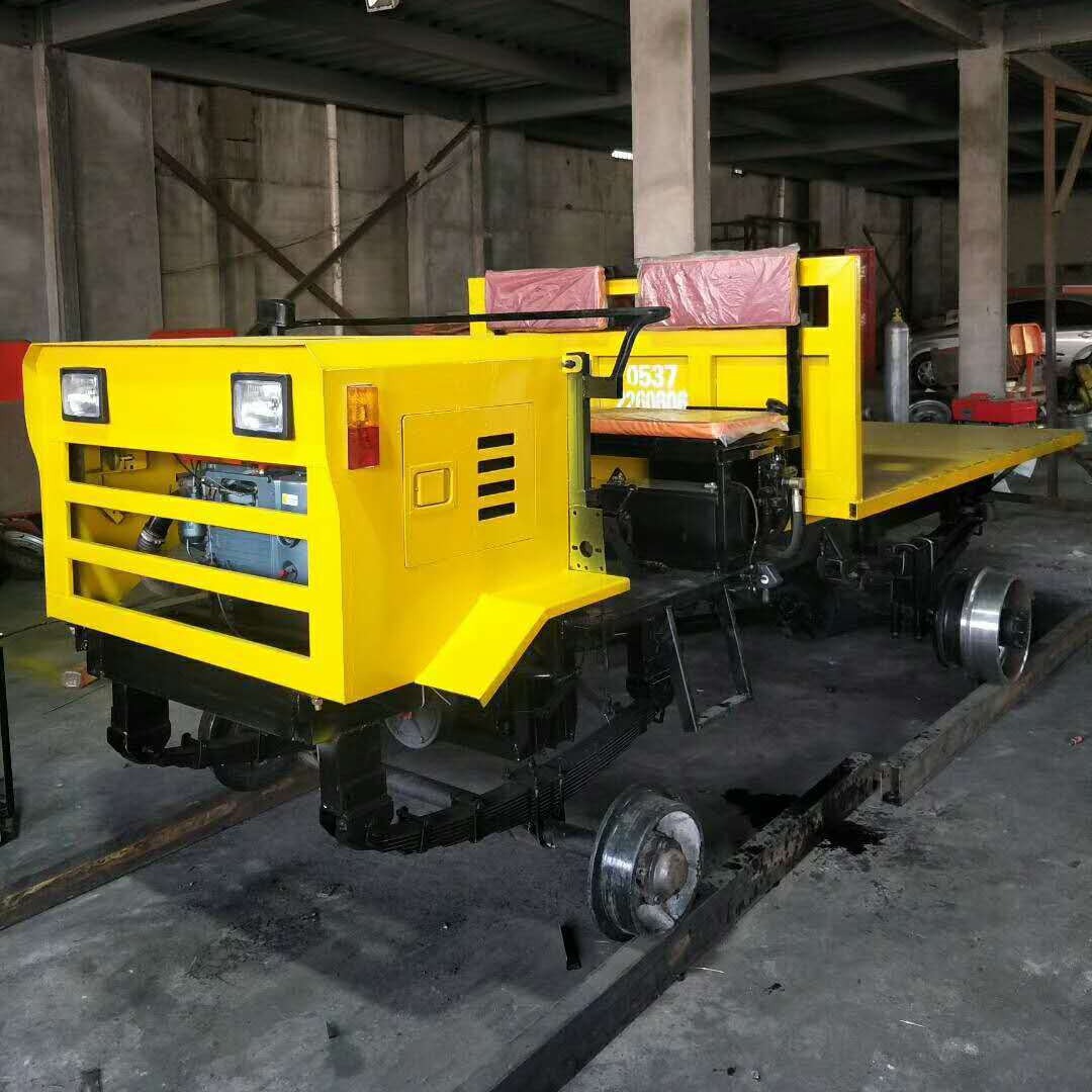 Railway construction rail transport vehicle Diesel track flatbed…