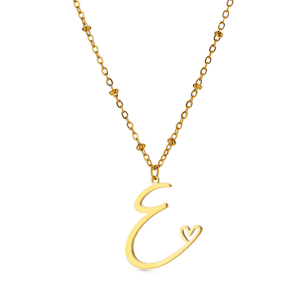 8g Weight 0.03µm-0.05µm Gold Plating Thickness PVD Coated Gold Plating Process Real Gold Plated Plating Material 304 Stainless Steel Pendant Material Pendant Necklace Classification 304 Stainless Steel Chain Material cable chain Chain Type 1 Piece Quantity Holiday, Daily Occasion 304 Stainless Steel Material Letter, Heart Shape Pattern Unisex Gender IG Style, Sweet Style Waterproof Non Tarnish, Plating, Hollow Out Craft PVD Coated Real Gold Plated Letter Heart Shape 304 Stainless Steel IG Style Sweet Waterproof Non Tarnish 304 Stainless Steel Pendant Necklace 14