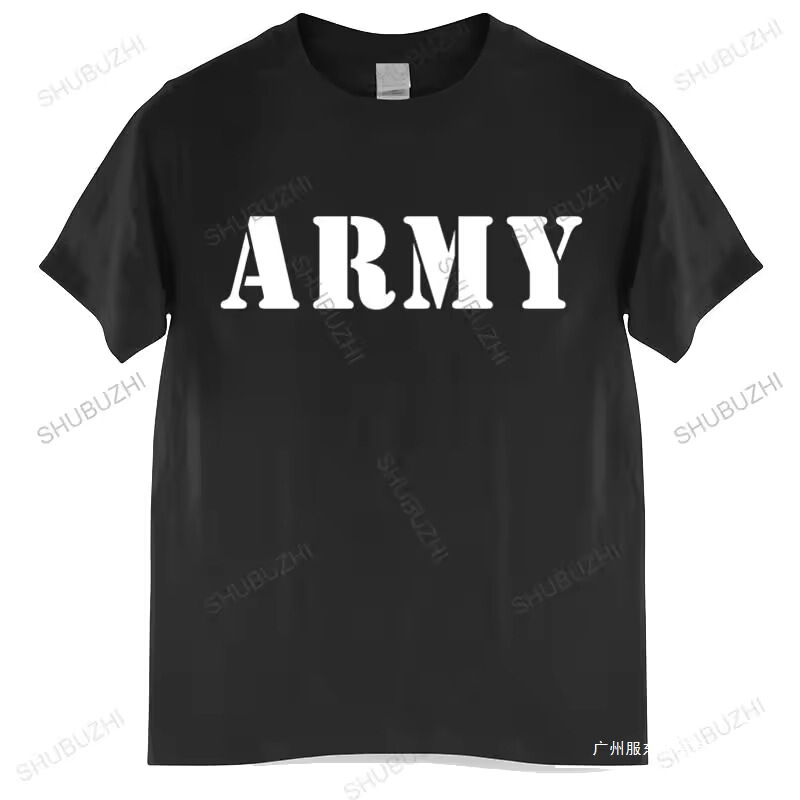 Men's Cotton T-Shirt, Us Army T-Shirt, Air Force, Navy, Marines, Army, Black Men's T-Shirt, Euro Size Men's Cotton T-Shirt, Us Army T-Shirt, Air Force, Navy, Marines, Army, Black Men's T-Shirt, Euro Size