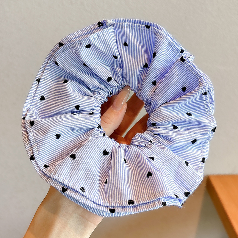 Primavera y verano coreanos, anillo de cabello de intestino grueso, nuevo tipo de cabello de cabello de cola de caballo, flor de bosque, cabello de sensación superior, adornos de cabello para mujeres