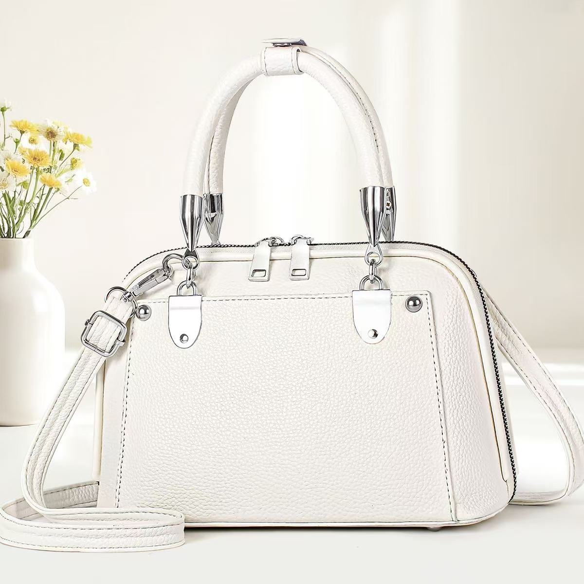 Bolso de lujo ligero para mujer 2025 nuevo bolso a cuadros de un solo hombro bolso de viaje de gran capacidad bolso de mano