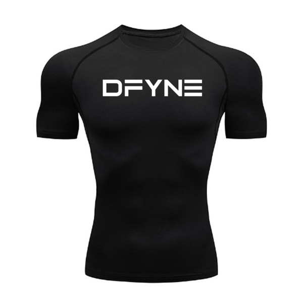 Quick dry sports base breathable elastic T-shirt for gym for…