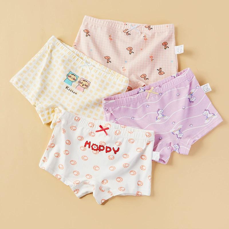 Children's underwear, shorts, antibacterial trousers, pants, for teenagers