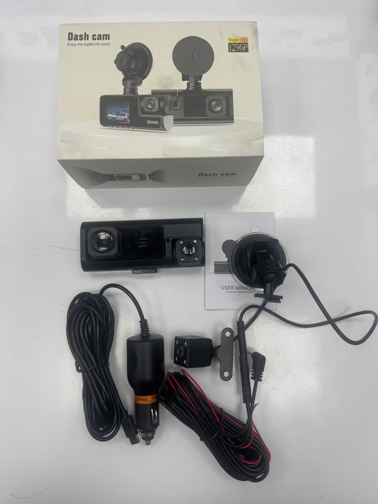 New A22 Driving Recorder 3 Cameras Hd 1080P Three-Lens Reversing Image Wifi Car Dv