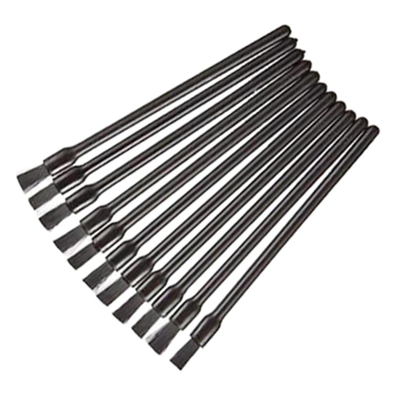 Cepillo de labios de pelo de nylon plano desechable cepillo de labios de plantación de pelo de boca plana cepillo de cejas cepillo multifuncional desechable herramienta de maquillaje