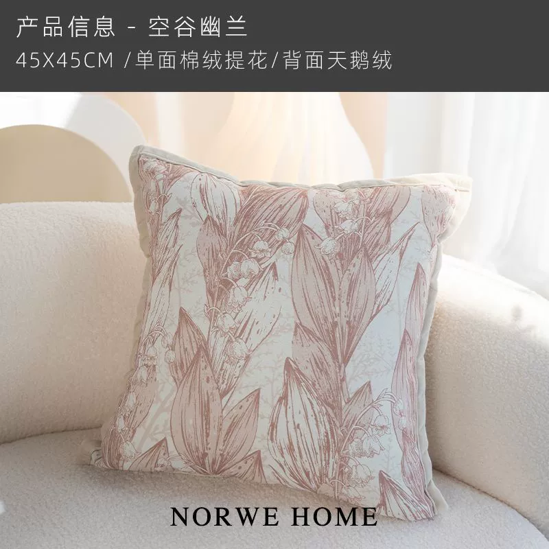 Sofa, back pillow, detachable pillowcase, french style
