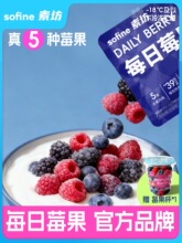 素坊每日莓果混合速冻冷冻莓果冰冻干水果干树莓酸奶碗配料冻草莓